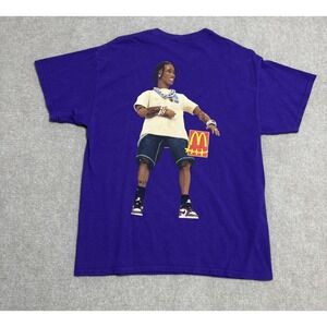 Travis Scott Cactus Jack McDonald's Shirt Mens Medium Purple Limited Edition Tee